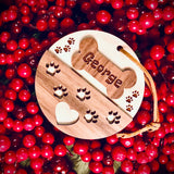 Personalized dog ornament