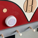 Kids Bus Light Up Coat Rack and memo chalkboard